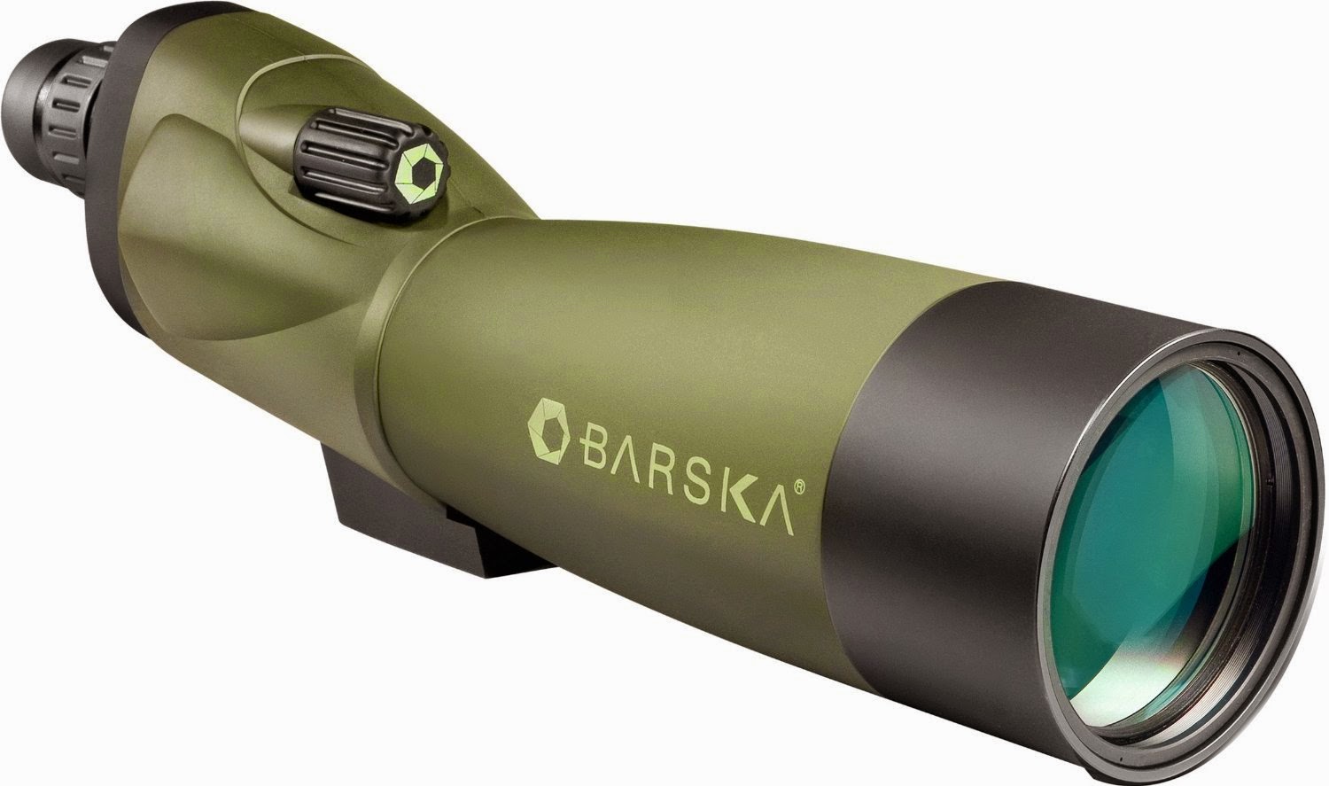 BARSKA Blackhawk 20-60x60 straight spotting scope, compact design, suitable for hunting and bird watching and wildlife spotting, multi-coated optics, waterproof & fog-proof