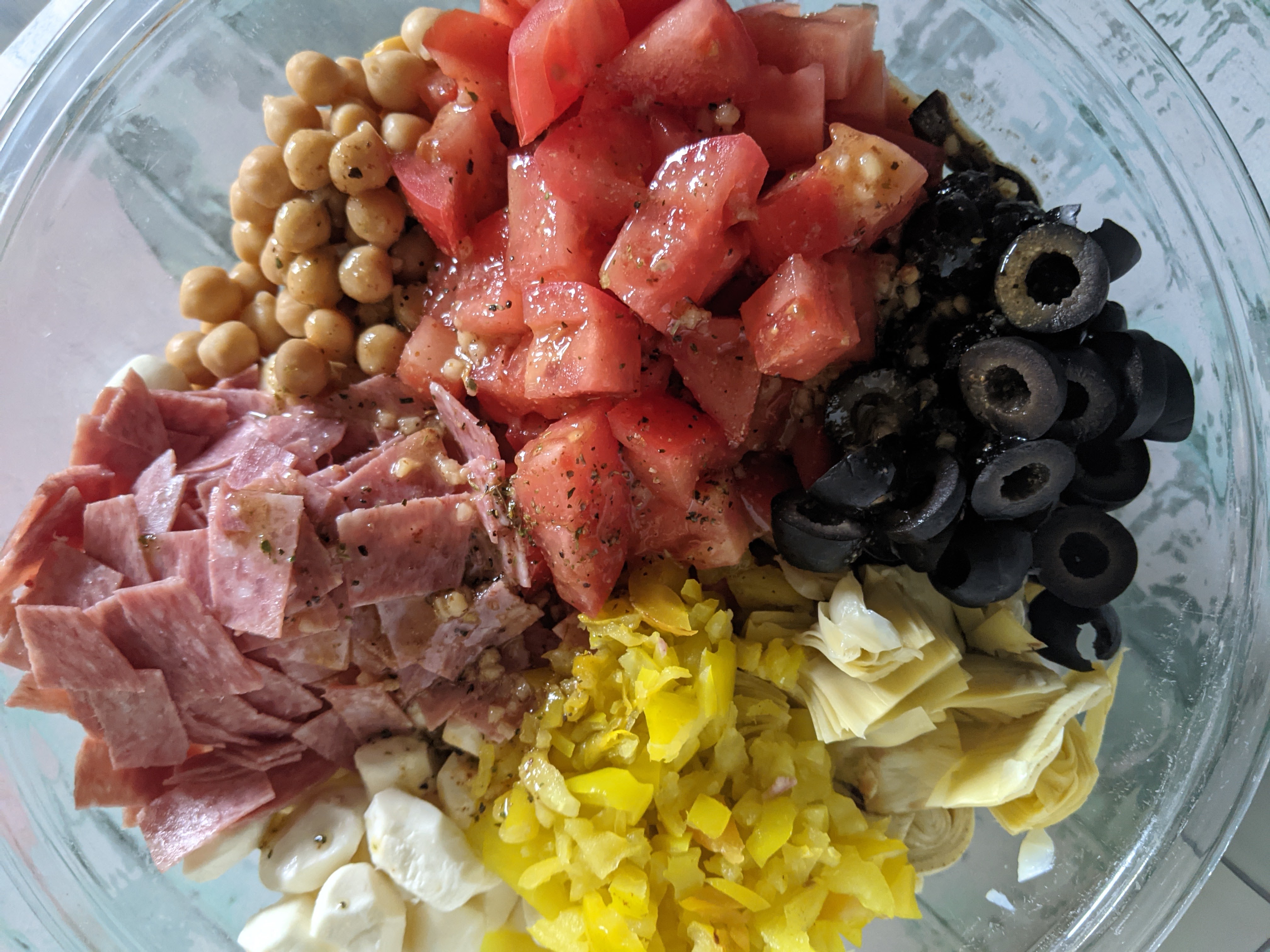 Antipasto Chickpea Salad for BBQWeek