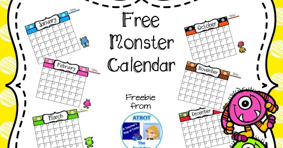 classroom-freebies-free-monster-themed-calendar
