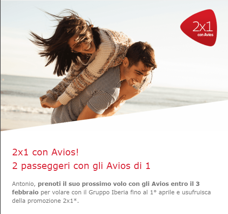 Promo 2x1 Avios con Iberia Il Viaggiatore Compulsivo