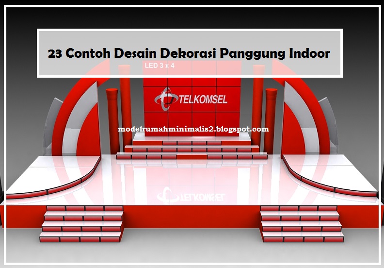 23 Contoh Desain Dekorasi  Panggung  Indoor Model Desain 