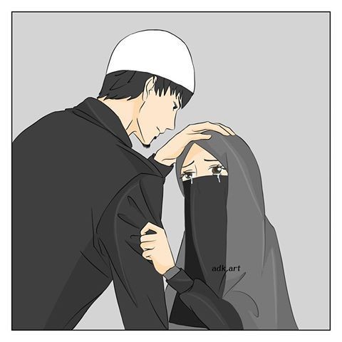 21+ Gambar Wanita Muslimah Menangis Kartun Gif