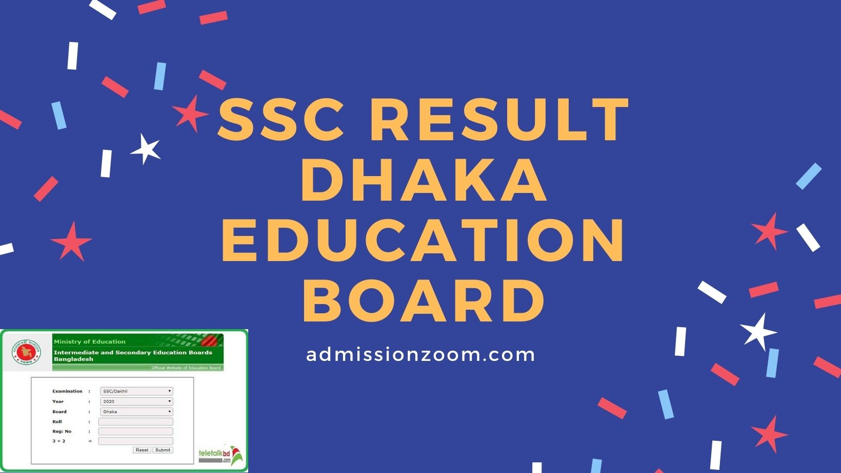 SSC Result Dhaka Education Board
