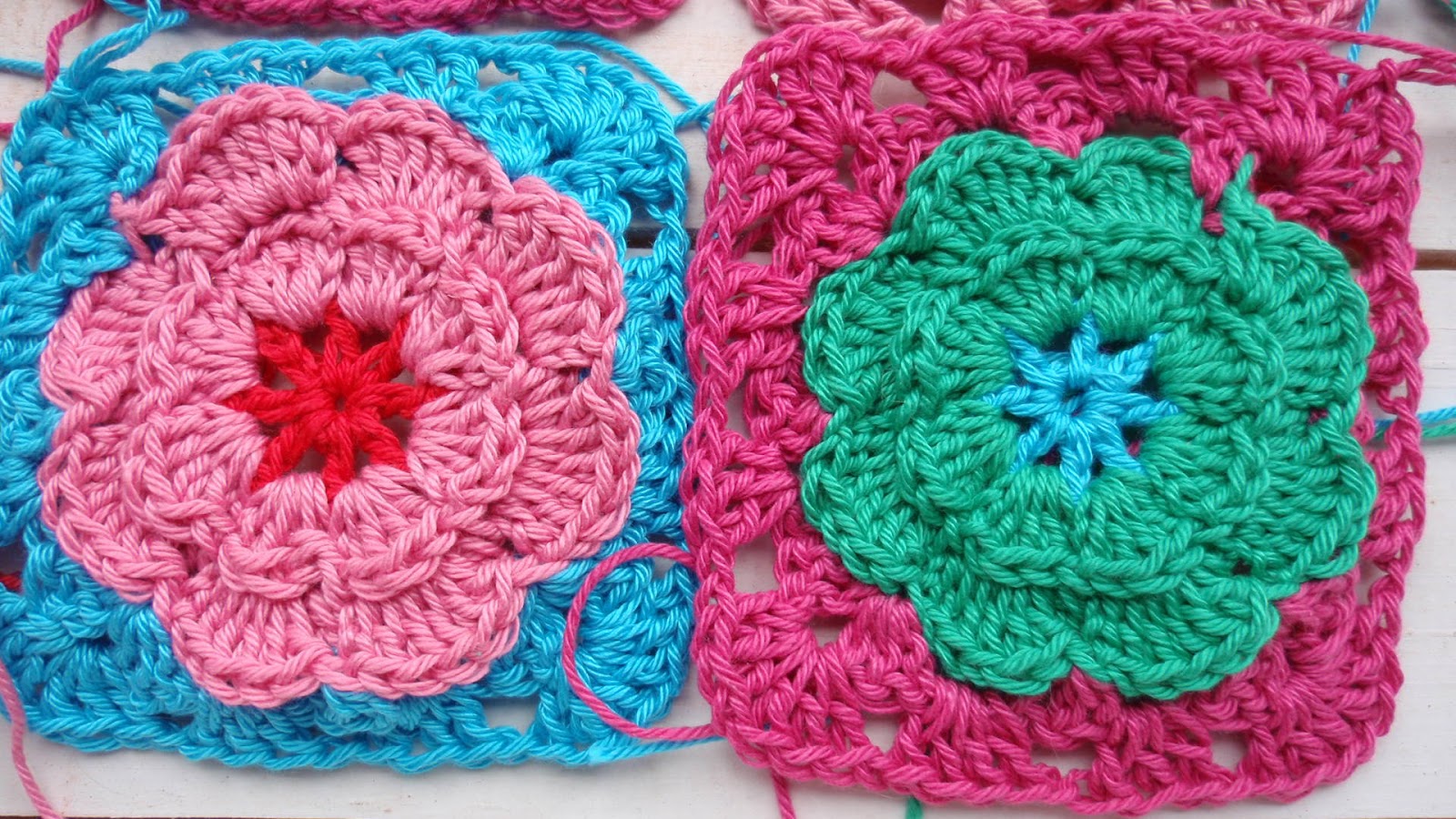 Gezelligheid Bij Marie Bloem granny square haken