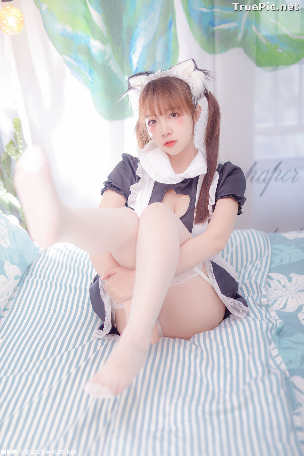 Image [MTCos] 喵糖映画 Vol.049 - Chinese Cute Model - Lovely Maid Cat - TruePic.net - Picture-12