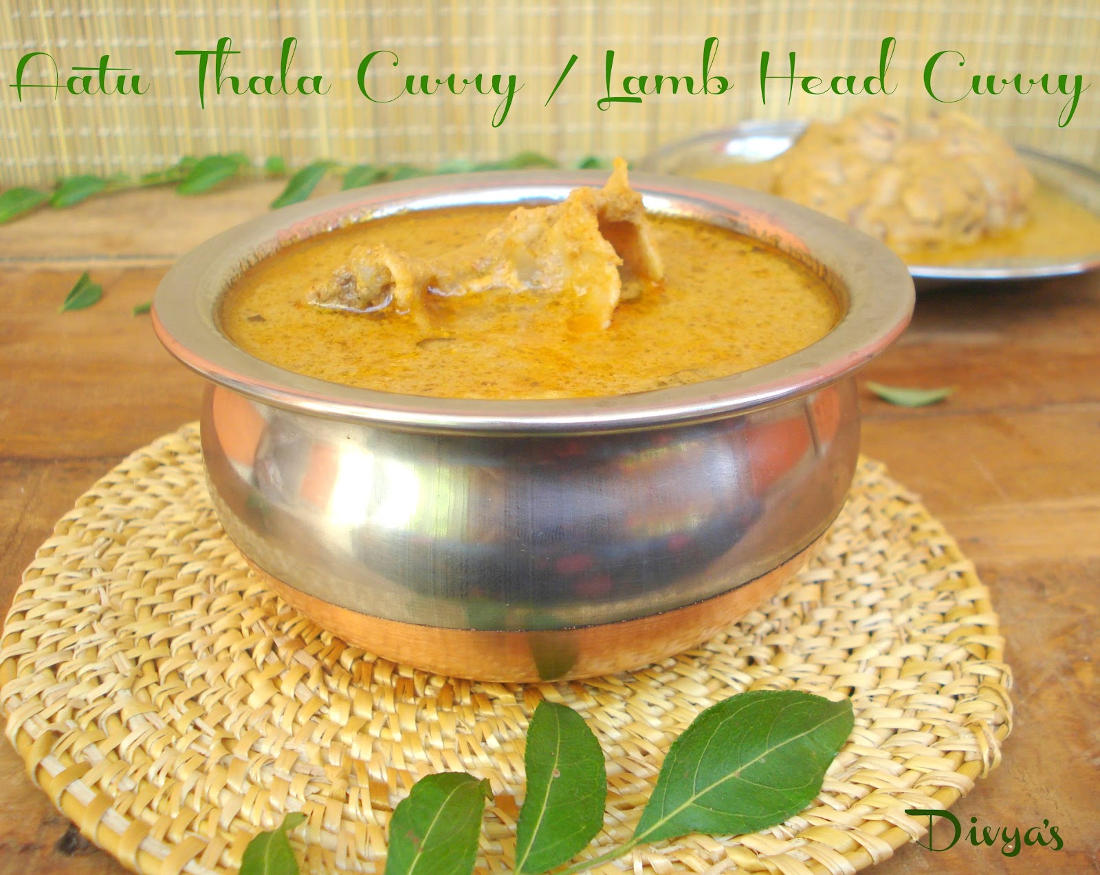 Aatu Thala Curry Lamb Head Curry Thalakari Kulambu You Too Can Cook