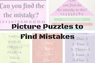 Spot the Mistake: Picture Puzzle Collection