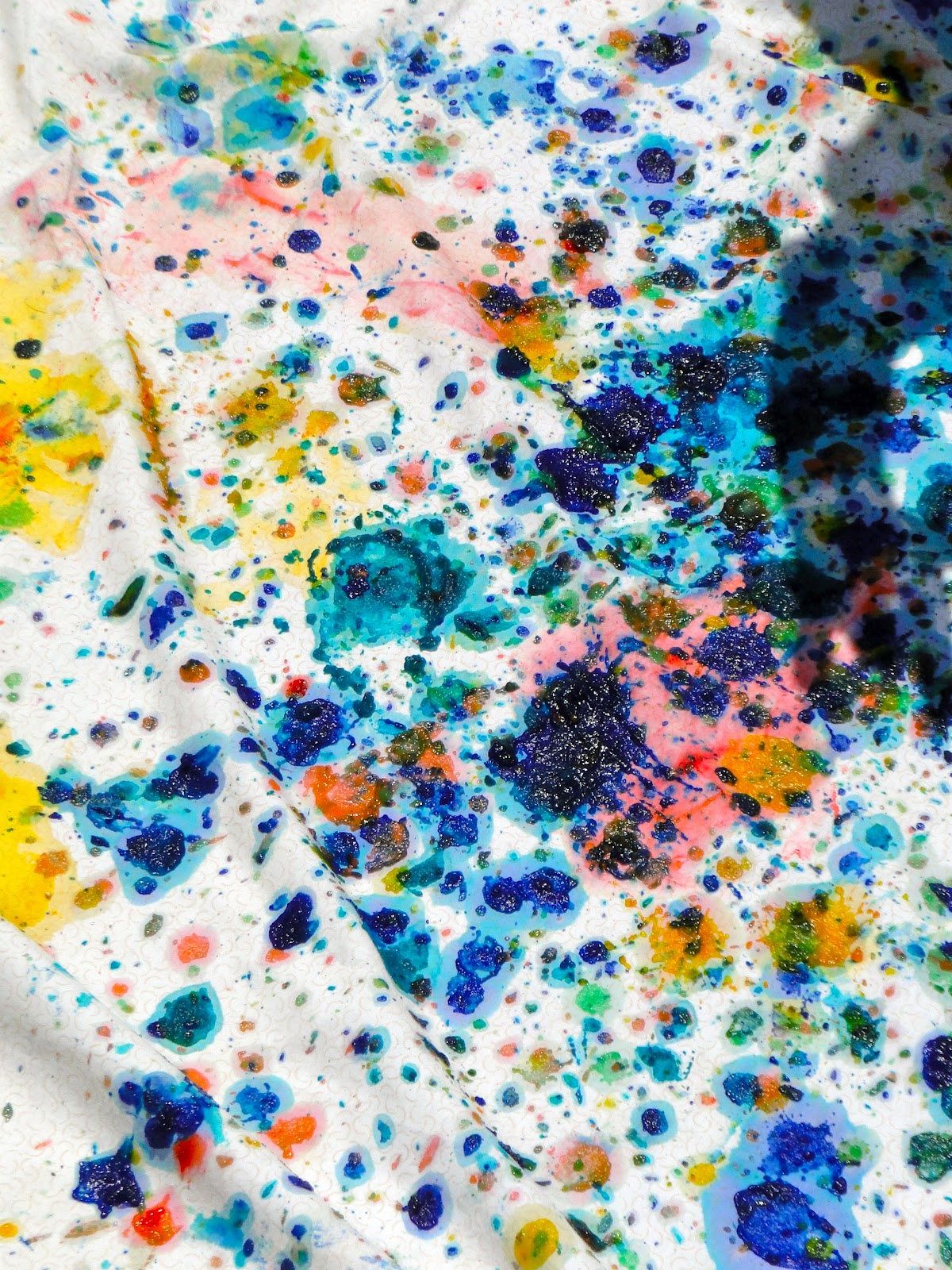 Raising 4 Princesses Washable finger paint recipe