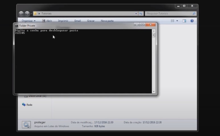 Como colocar senha em pastas no Windows