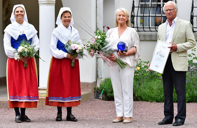 King Carl Gustaf, Queen Silvia and Crown Princess Victoria attended the Solliden Award 2021 Ceremony