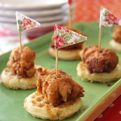 Mini Fried Chicken and Waffles