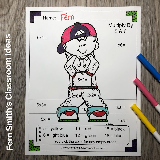 Click Here to Download This Back to School Happy Students Color By Number Multiplication and Division Printables Resource Bundle For Your Class Today!