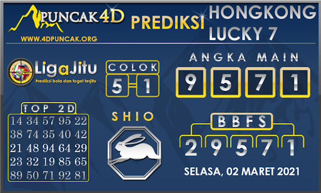 PREDIKSI TOGEL HONGKONG LUCKY 7 PUNCAK4D 02 MARET 2021 PREDIKSI TOGEL HONGKONG LUCKY 7 PUNCAK4D 02 MARET 2021