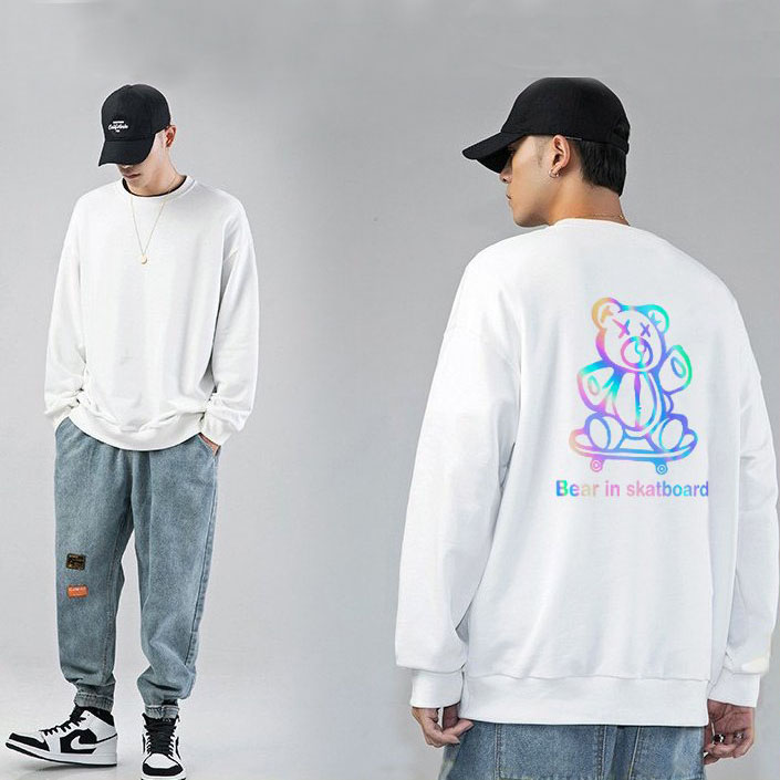 Áo Sweater Gấu Trượt Ván  Phản Quang Cao cấp