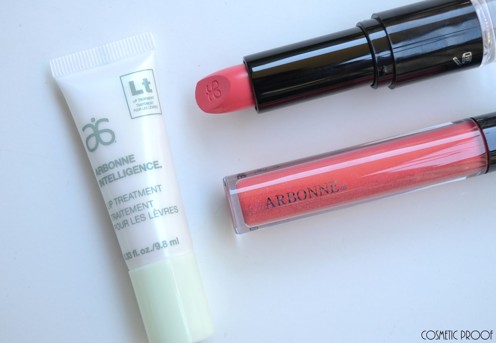 LIPS Arbonne Intelligence Lip Treatment Review Cosmetic Proof