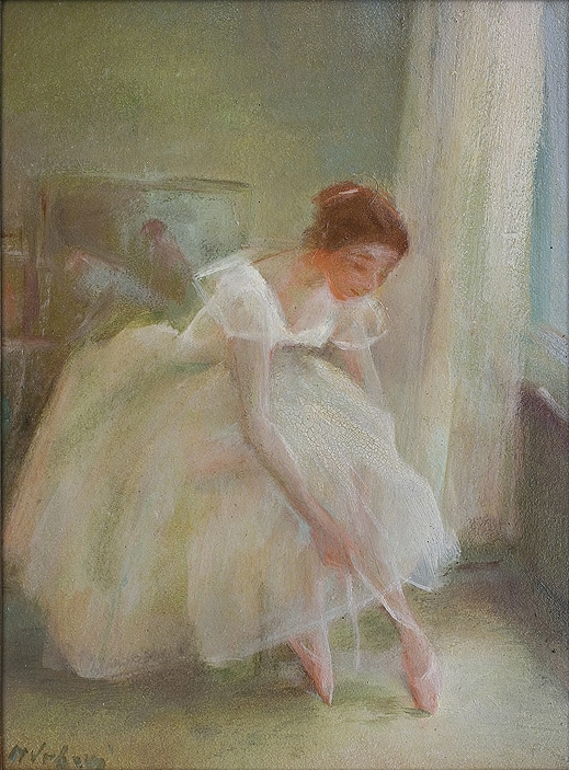 "Ballet Dancers" by Miloslava Vrbova-Stefkova "Ballet Dancers" by Miloslava Vrbova-Stefkova