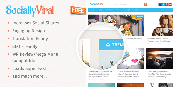 Sociallyviral – Viral WordPress Blog Theme