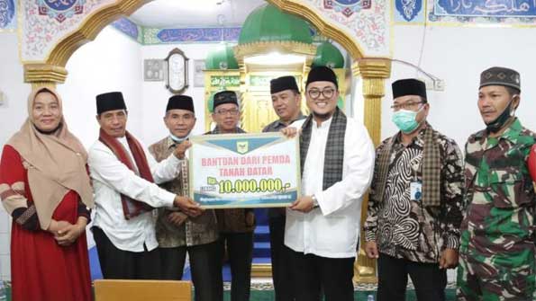 TSR Wabup ke Masjid Istiqamah Padang Data Simawang