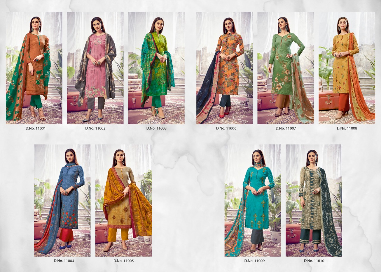 Suryajyoti Nargis vol 11 Cotton Dress Material In Wholesale Rate - Diwan Fashion