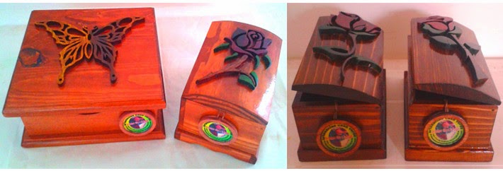 Artesanias casa verde: Cofres en madera.
