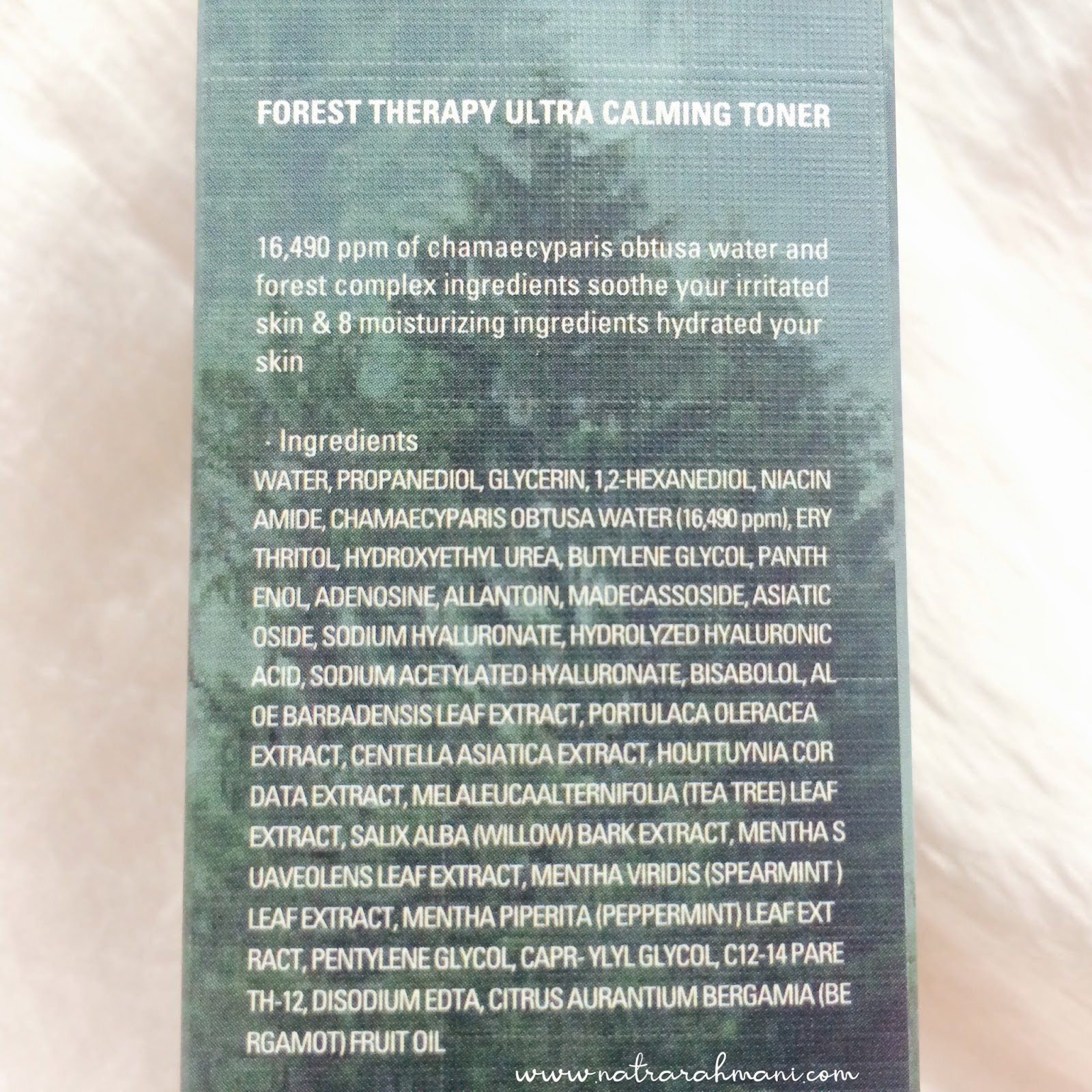 REVIEW ALWAYS BE PURE FOREST THERAPY ULTRA CALMING TONER DAN ALWAYS BE
