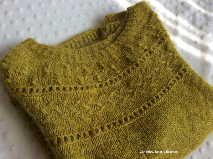 Con hilos, lanas y botones: Jersey Hardy (patrón de Lola Dacosta)