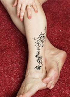 henna tattoo designs for foot