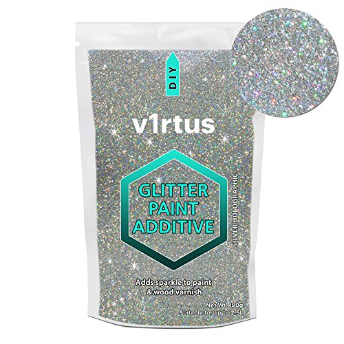 The Best V1rtus Silver Holographic Glitter Paint Crystal