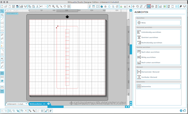 Tinis Plotter Tutorials - Folge 12 - Webbandleiter