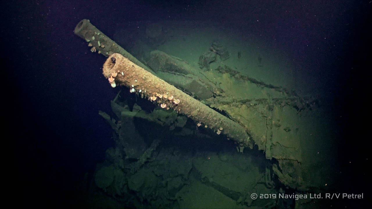 The Wreck of the Mogami