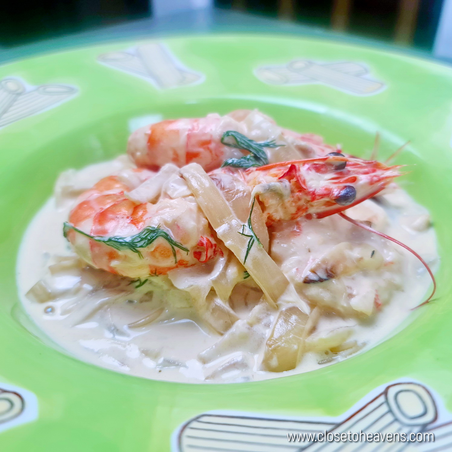 Creamy Shrimp Spaghetti สปาเก็ตตี้ซอสครีมกุ้ง