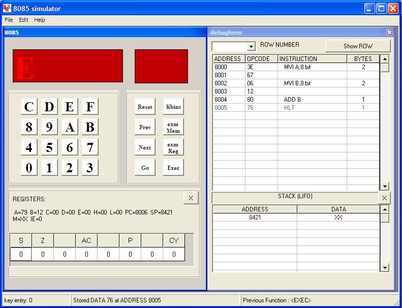 8085-simulator-with-keyboard-interface-microprocessor-programming