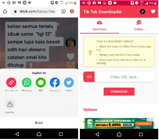 Cara Mendownload Video Tiktok Tanpa Watermark Manyasah Ilmu