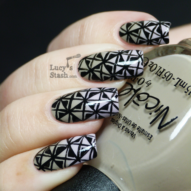 Lucy's Stash - Patterned gradient nails Lucy's Stash - Patterned gradient nails