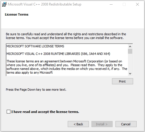 microsoft visual c++ redistributables microsoft visual c++ redistributables