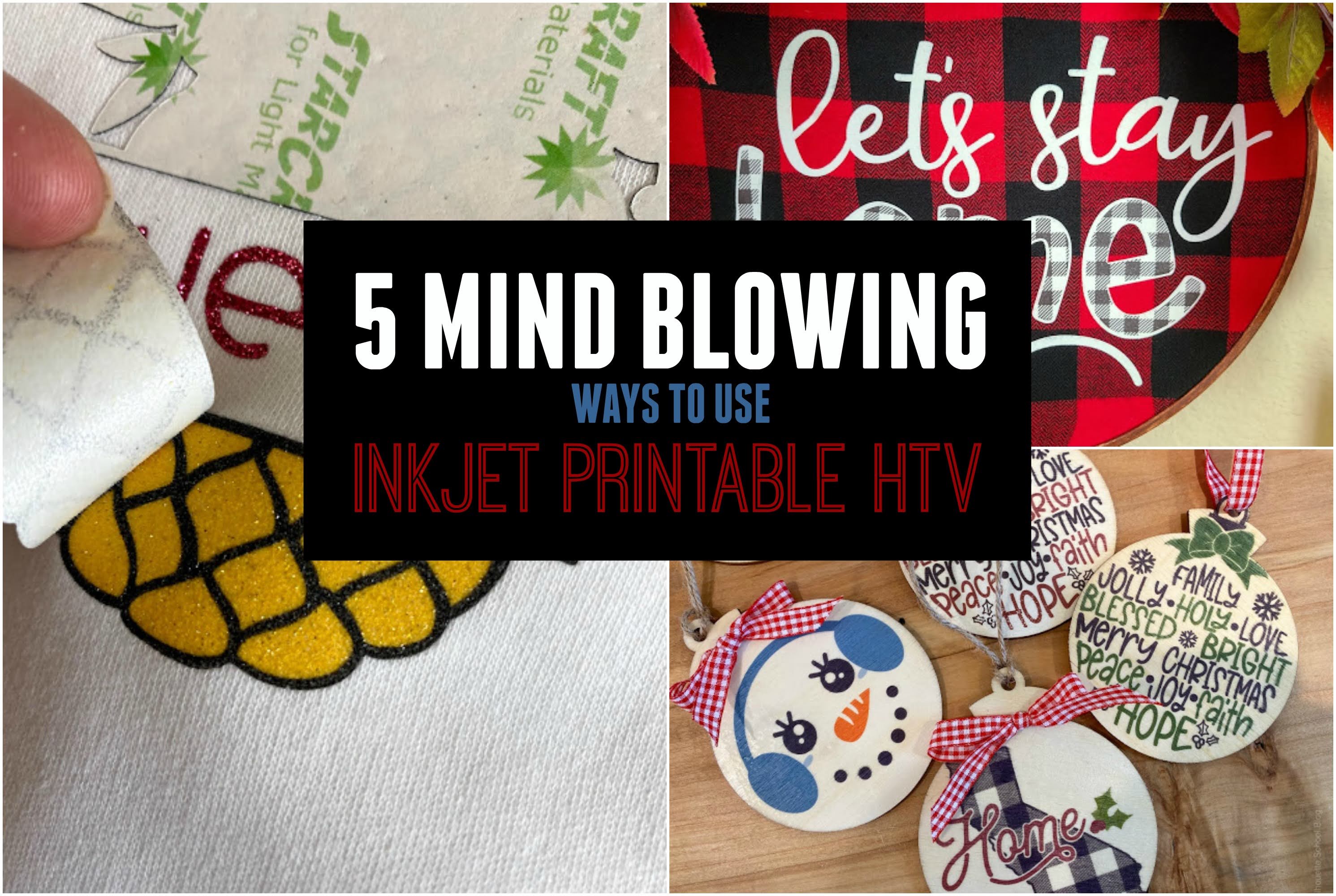 5 Mind Blowing Ways to Use Inkjet Printable HTV - Silhouette School