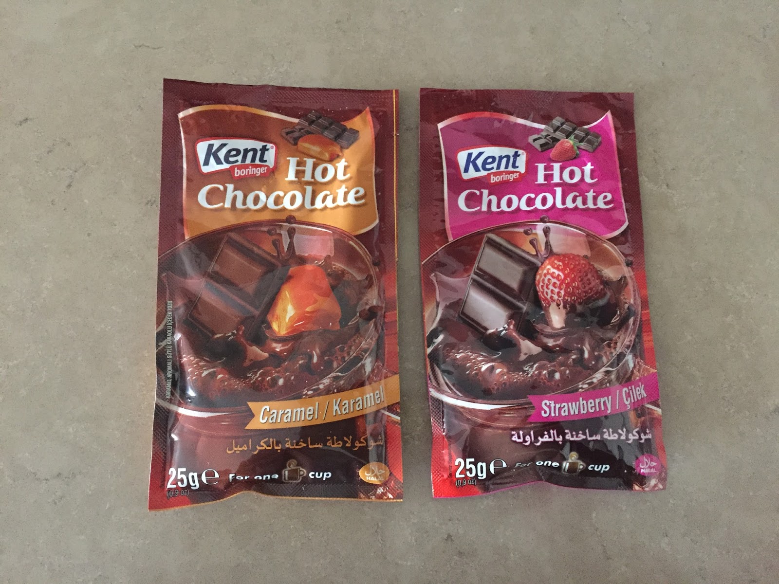 Kent Aromalı Sıcak Çikolata (Karamel ve Çilek)