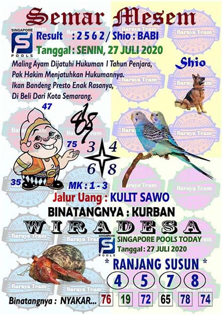 Prediksi Togel Singapura Senin 27 Juli 2020 Sgp Hari Ini Prediksitogel Jp Prediksi Togel Singapura Senin 27 Juli 2020 Sgp Hari Ini Prediksitogel Jp