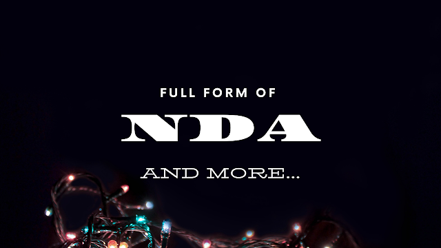 Full Form of NDA