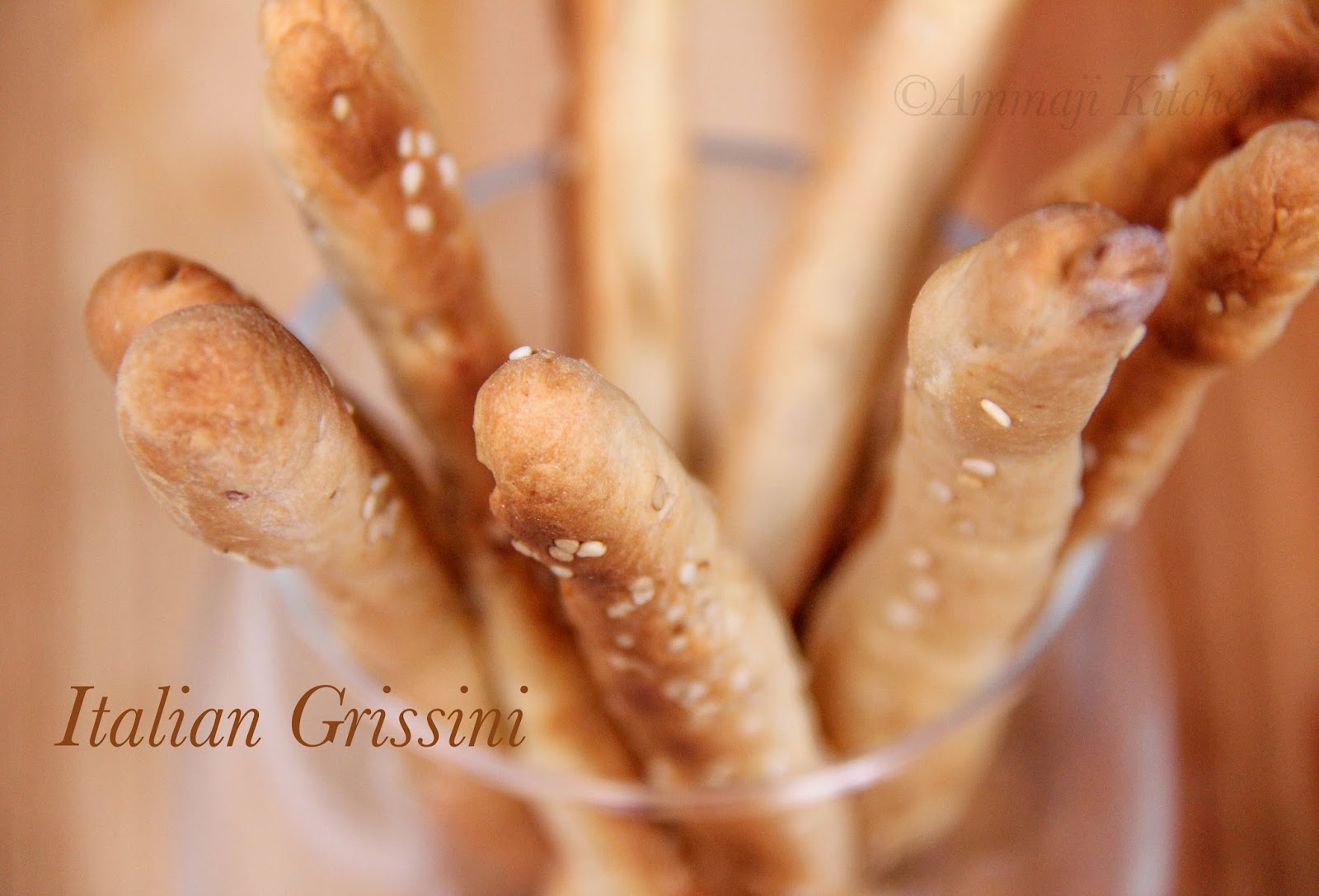 Indian Food Recipes | Ammaji Kitchen: Grissini - Italian Breadsticks | How  to Make Grissini