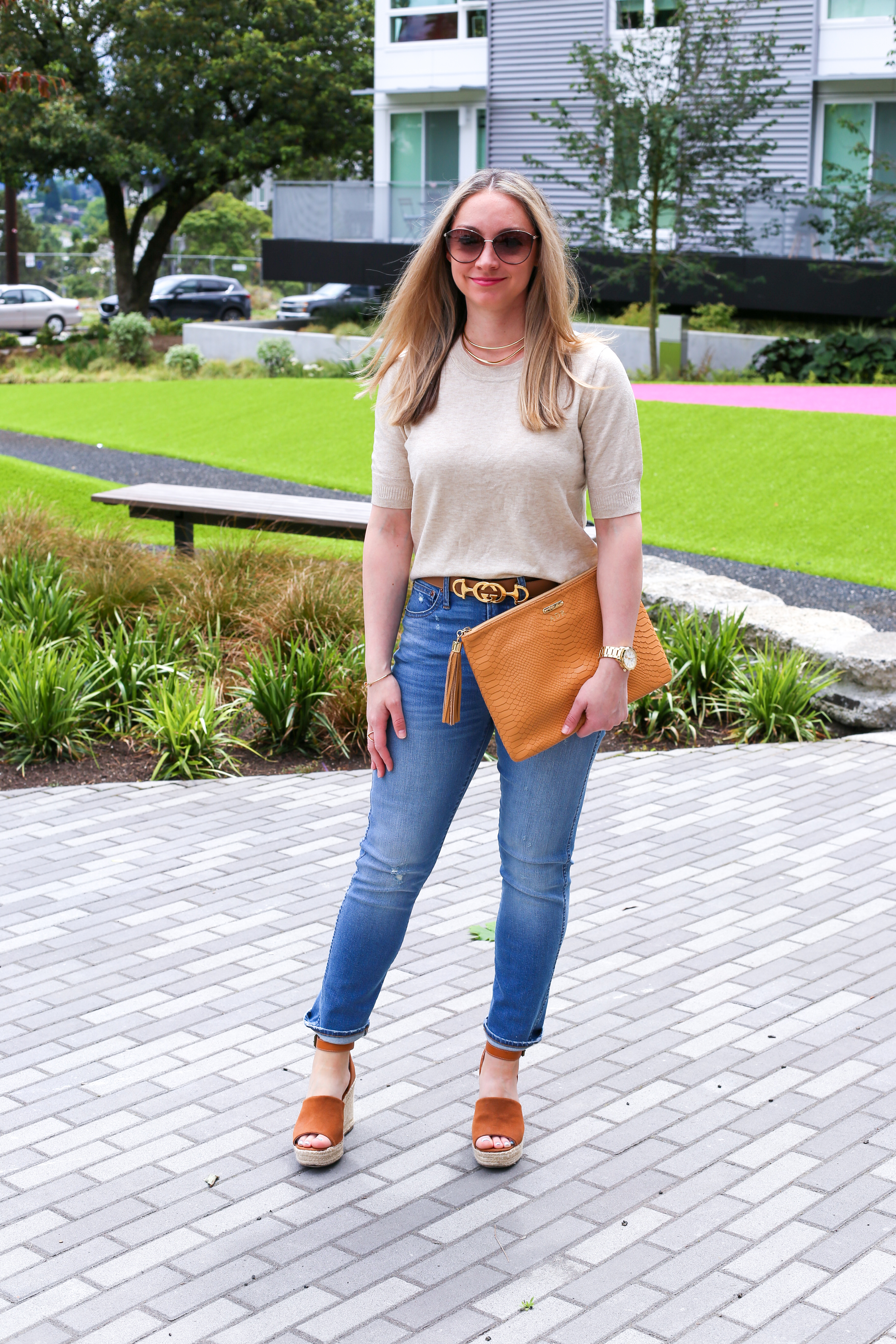 Summer Style: High-Rise Straight Leg Jeans