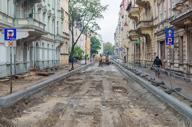 Przebudowa ulicy Cieszkowskiego w Bydgoszczy