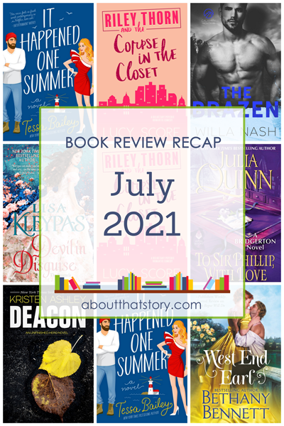 Book Review Recap July 2021 | About That Story