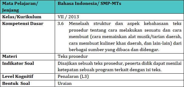 Contoh Soal Hots Bahasa Indonesia Smp : 19+ Soal Bahasa Indonesia Hots