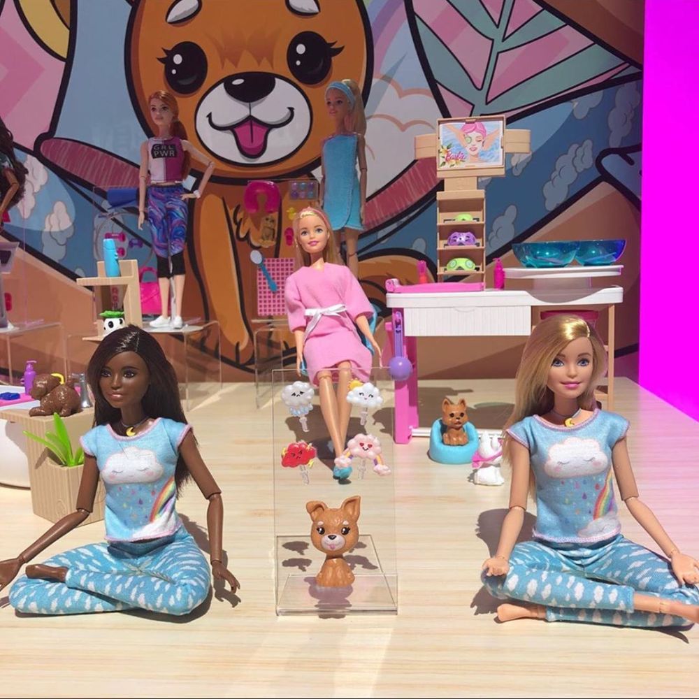 Barbie in pajamas Новинки кукол Барби йоги в пижамах Barbie in pajamas