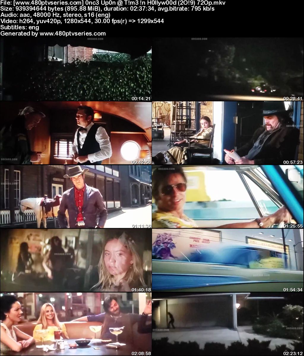 Watch Online Free Once Upon a Time In Hollywood (2019) Full English Movie Download 720p 480p HD