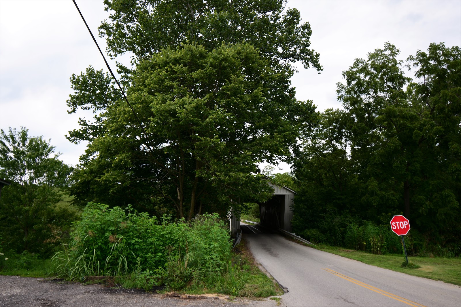 COVERED BRIDGES IN OHIO + HARSHAVILLE COVERED BRIDGE SEAMAN, OHIO