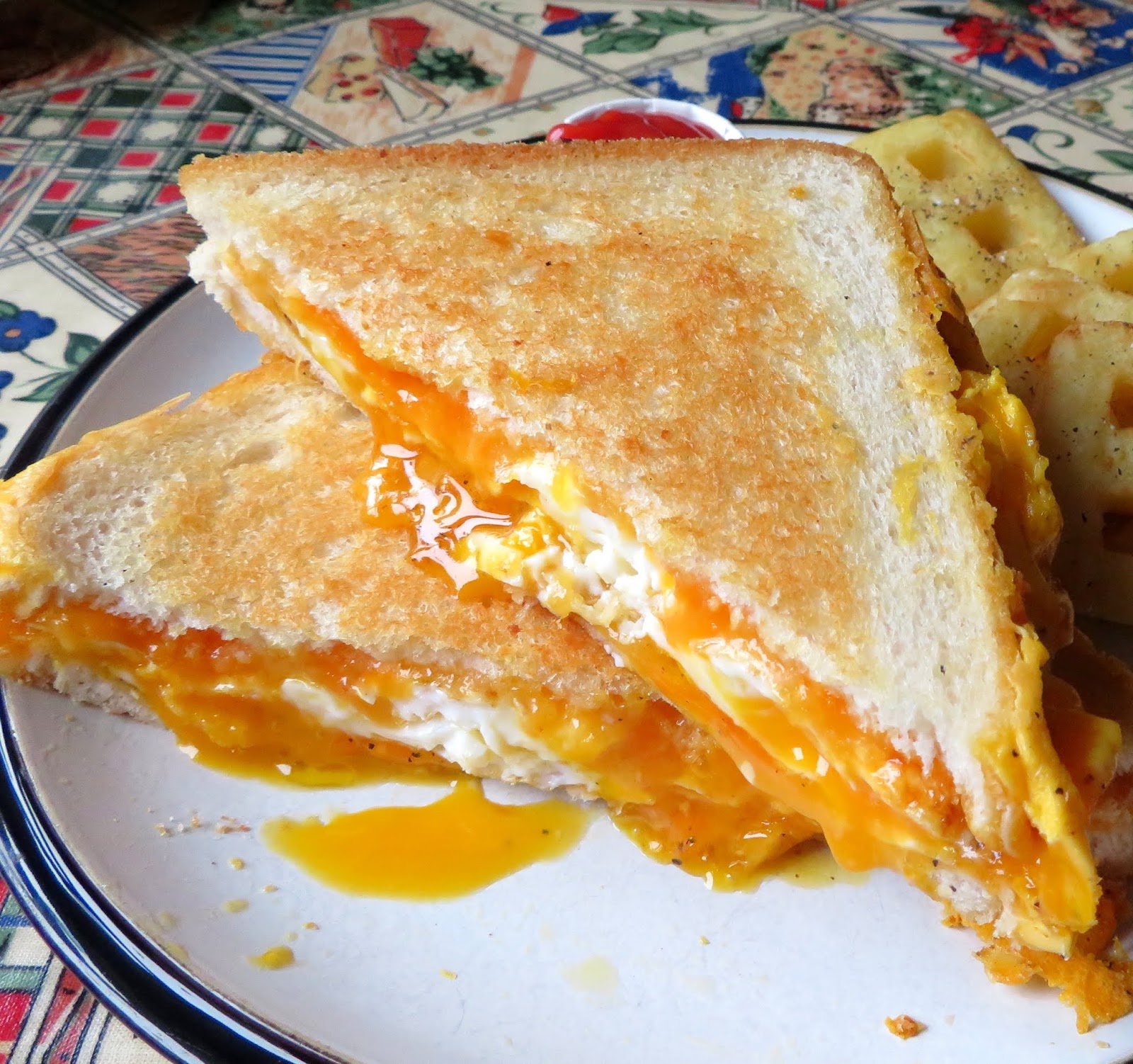 Fried Egg & Cheese Toasties The English Kitchen