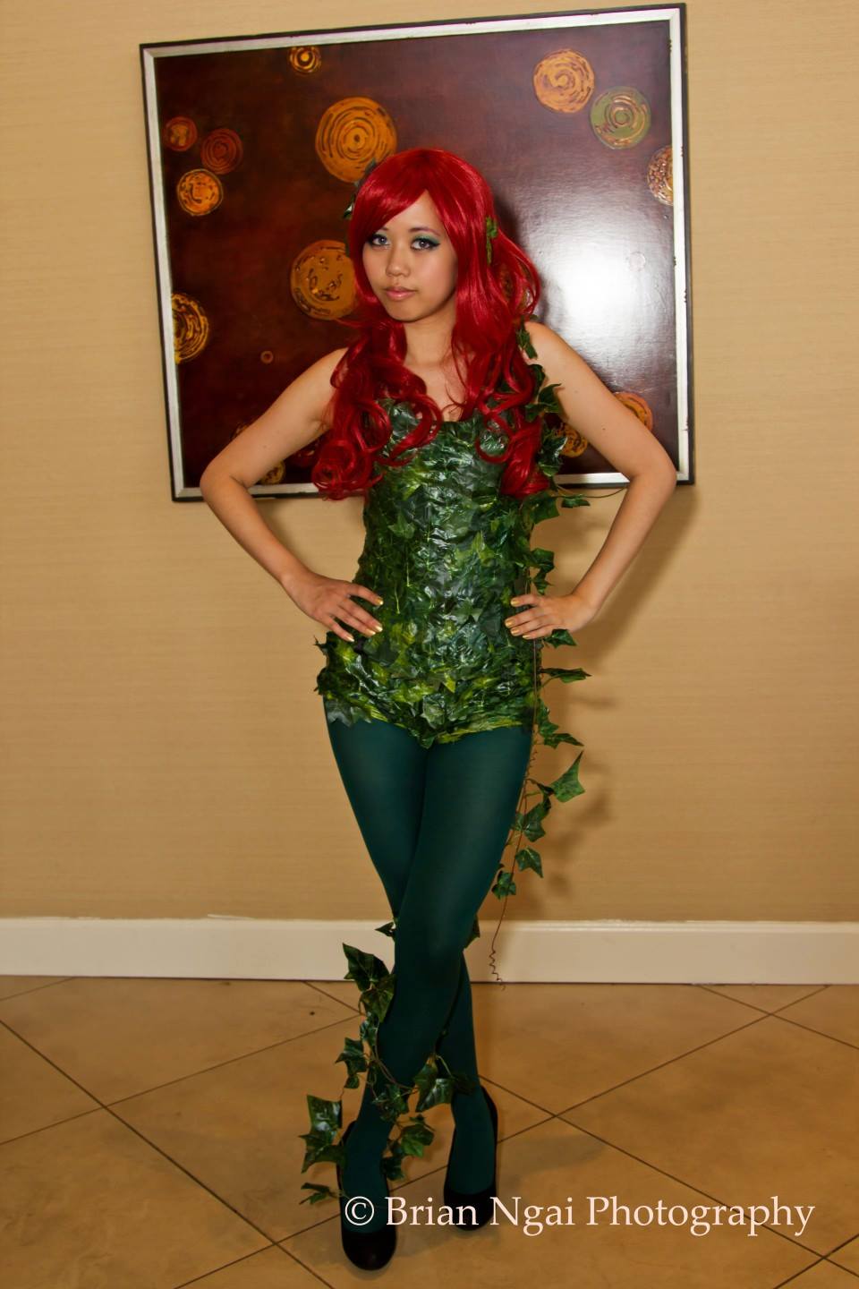 Halloween: Easy Poison Ivy Cosplay Costume and Makeup - my cute bow ...