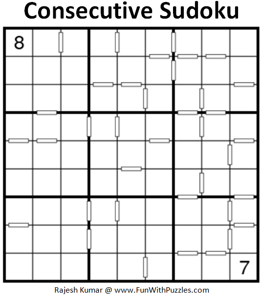 Consecutive Sudoku (Fun With Sudoku #201)